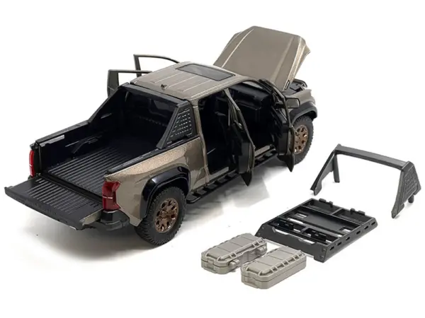 2024 Toyota Tacoma Trailhunter Edition Pickup Truck Bronze Metallic 1/24 Diecast Model Car #2