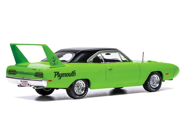 1970 Plymouth Road Runner Superbird Green with Black Vinyl Top 1/43 Diecast Model by IXO Models #3