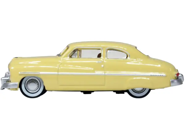 1949 Mercury 8 Coupe Calabash Yellow 1/87 (HO) Scale Diecast Model Car by Oxford Diecast #2