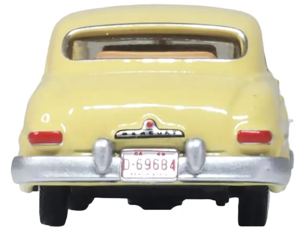 1949 Mercury 8 Coupe Calabash Yellow 1/87 (HO) Scale Diecast Model Car by Oxford Diecast #4