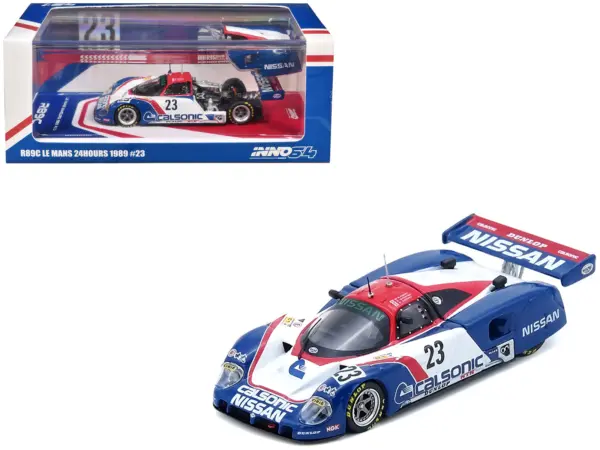 Nissan R89C #23 Masahiro Hasemi - Kazuyoshi Hoshino - Toshio Suzuki "24 Hours of Le Mans" (1989) 1/64 Diecast Model Car by Inno Models #1