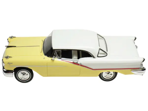 1957 Oldsmobile Starfire Coronado Yellow and Alcan White Limited Edition to 200 pieces Worldwide 1/43 Model Car by Goldvarg Collection #3