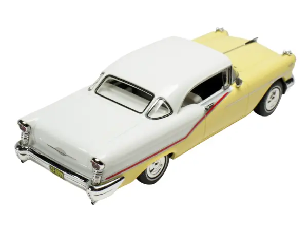 1957 Oldsmobile Starfire Coronado Yellow and Alcan White Limited Edition to 200 pieces Worldwide 1/43 Model Car by Goldvarg Collection #4