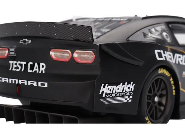 Chevrolet Camaro ZL1 #24 "Hendrick Motorsports Test Car" Matt Black with Graphics 1/18 Model Car by Top Speed #3