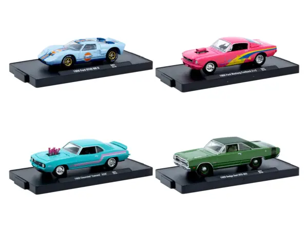 "Auto-Drivers" Set of 4 pieces in Blister Packs Release S07 Limited Edition to 7500 pieces Worldwide 1/64 Diecast Model Cars by M2 Machines #2