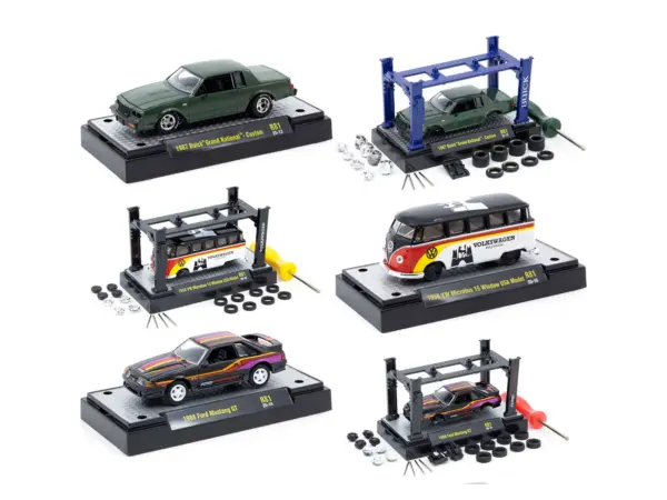 Model Kit 3 piece Car Set Release 81 Limited Edition to 9600 pieces Worldwide 1/64 Diecast Model Cars by M2 Machines #2