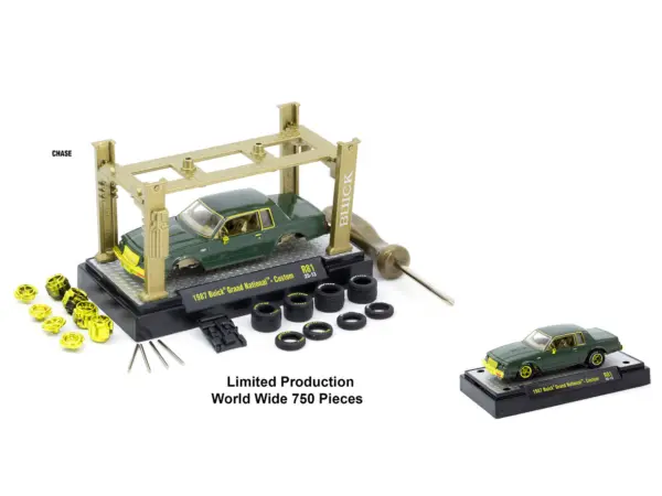 Model Kit 3 piece Car Set Release 81 Limited Edition to 9600 pieces Worldwide 1/64 Diecast Model Cars by M2 Machines #3