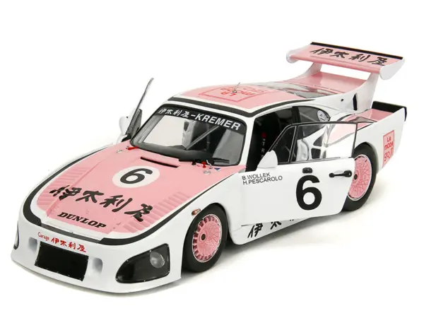 Porsche 935 K3 #6 Bob Wollek - Henri Pescarolo Winner "Suzuka 1000KM" (1981) "Pink Slips" Series 1/18 Diecast Model Car by Jada #2