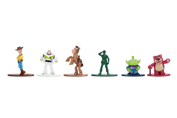Set of 6 Diecast Figures "Toy Story" Movie Franchise "Nano Metalfigs" Series Diecast Models by Jada #2
