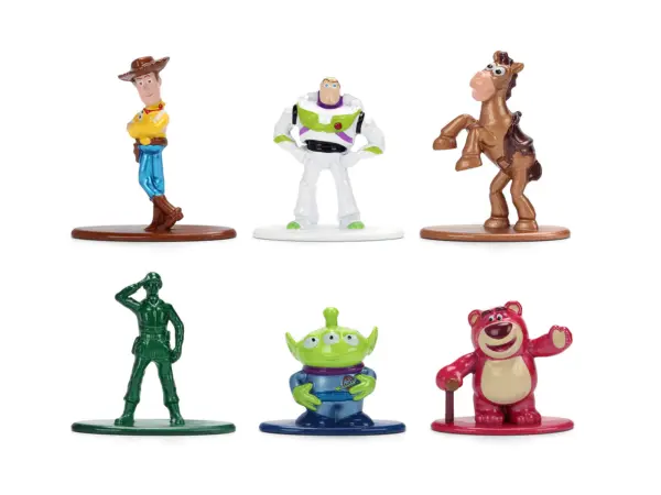 Set of 6 Diecast Figures "Toy Story" Movie Franchise "Nano Metalfigs" Series Diecast Models by Jada #4