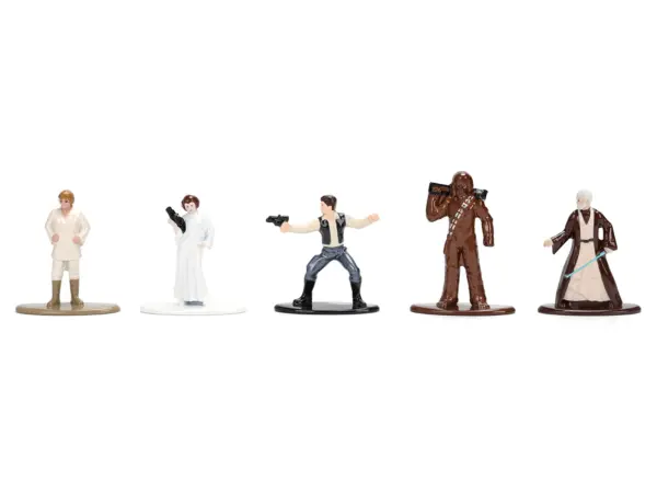 Set of 12 Diecast Figures "Star Wars" Movie Franchise "Nano Metalfigs" Series Diecast Models by Jada #3