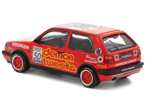 Volkswagen Golf GTI MK2 #50 Demon Tweeks "British Touring Car Championship" (1988) 1/64 Diecast Model Car by Pop Race #4