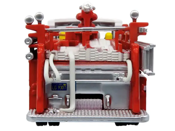 1974 Ward LaFrance Fire Engine "San Francisco Fire Department – Engine 31" Red with White Top "5 Alarm" Series Limited Edition 1/87 (HO) Diecast Model by Iconic Replicas #5