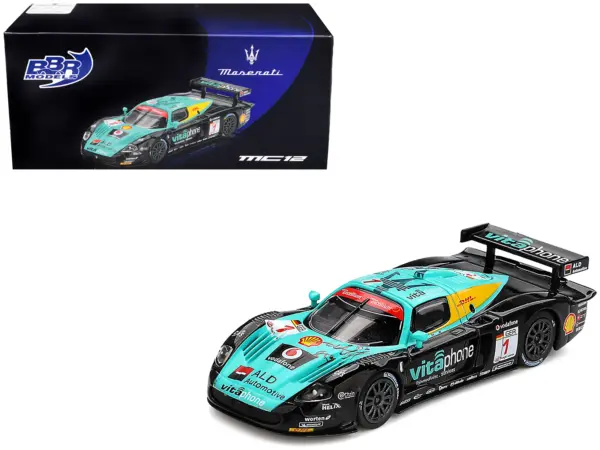 Maserati MC12 Competizione #1 Michael Bartels - Andrea Bertolini - Eric van de Poele - Stephane Sarrazin "Vitaphone Racing Team" Winner "24 Hours of Spa" (2008) 1/64 Diecast Model Car by BBR #1