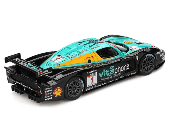 Maserati MC12 Competizione #1 Michael Bartels - Andrea Bertolini - Eric van de Poele - Stephane Sarrazin "Vitaphone Racing Team" Winner "24 Hours of Spa" (2008) 1/64 Diecast Model Car by BBR #3
