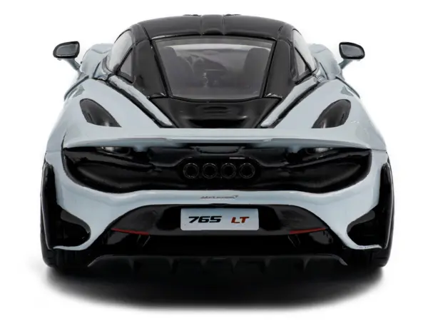 2020 McLaren 765LT Ceramic Gray with Black Top 1/43 Diecast Model Car by Solido #5