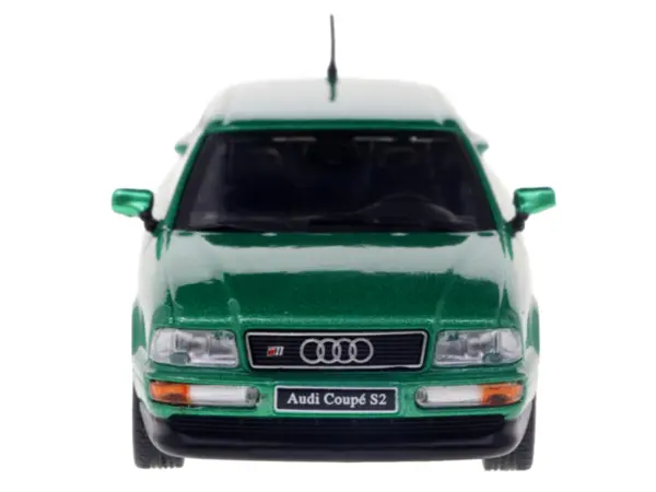 1994 Audi Coupe S2 Cricket Green Metallic 1/43 Diecast Model Car by Solido #4