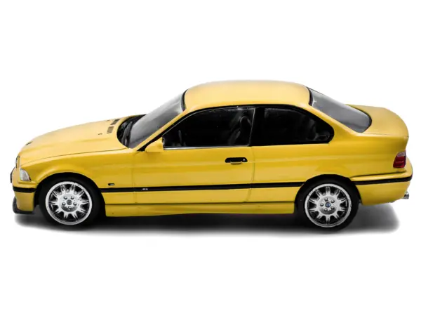 1999 BMW E36 M3 Coupe Dakar Yellow 1/43 Diecast Model Car by Solido #2
