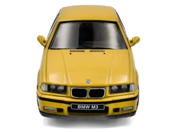 1999 BMW E36 M3 Coupe Dakar Yellow 1/43 Diecast Model Car by Solido #4