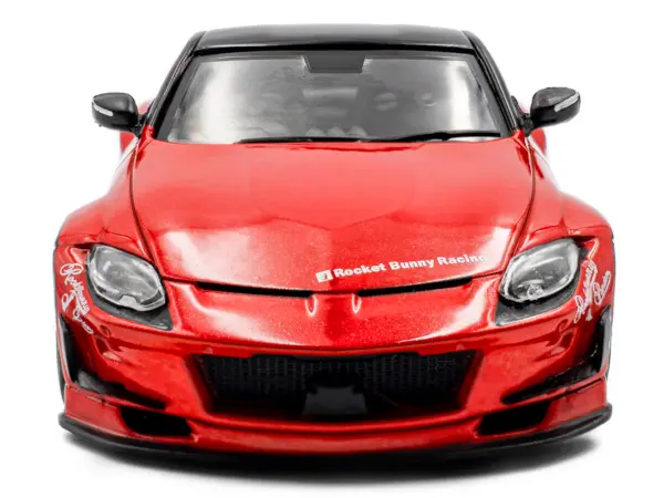 2022 Nissan Pandem Fairlady Z RHD (Right Hand Drive) Red Metallic with Black Top 1/43 Diecast Model Car by Solido #4