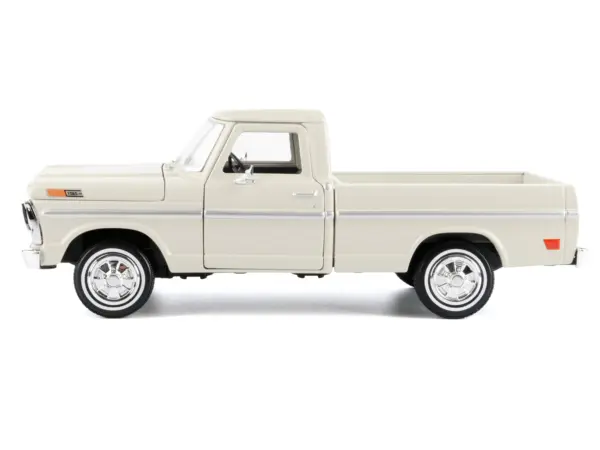 1972 Ford F-100 Pickup Truck Cream "Timeless Legends" Series 1/24 Diecast Model Car by Motormax #3
