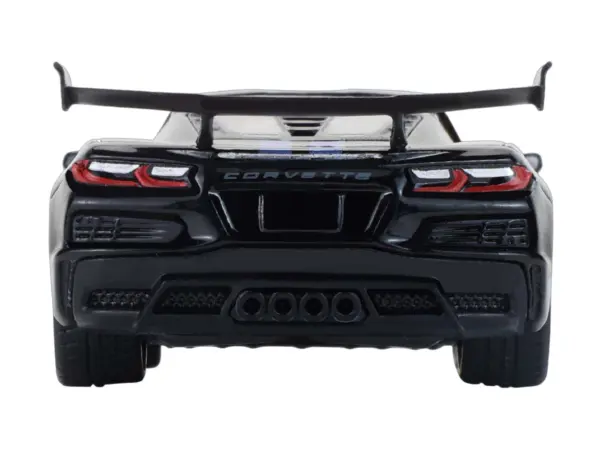 2025 Chevrolet Corvette C8 ZR1 Black with Blue Stripes with Raw Casting Dual Pack "2025 Greenlight Waltersons Collector's Expo Exclusive" 1/64 Diecast Model Car by Greenlight #2