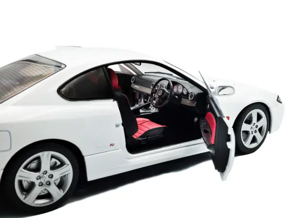 1999 Nissan Silvia (S15) Spec-R Aero RHD (Right Hand Drive) Aspen White 1/18 Diecast Model Car by Solido #3
