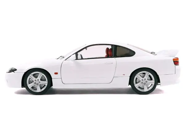 1999 Nissan Silvia (S15) Spec-R Aero RHD (Right Hand Drive) Aspen White 1/18 Diecast Model Car by Solido #4