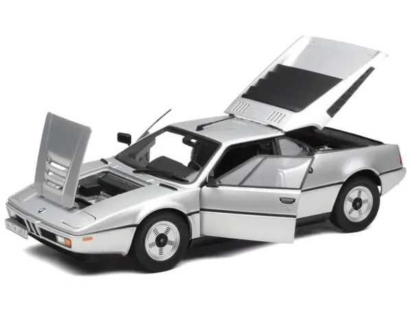 1980 BMW M1 Silver Metallic 1/18 Diecast Model Car by Norev #2