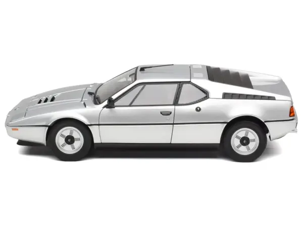 1980 BMW M1 Silver Metallic 1/18 Diecast Model Car by Norev #3