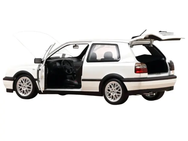 1996 Volkswagen Golf GTI Candy White "20 Years Anniversary Edition" 1/18 Diecast Model Car by Norev #4