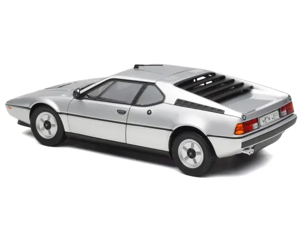 1980 BMW M1 Silver Metallic 1/18 Diecast Model Car by Norev #5