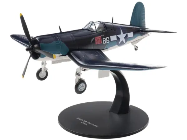Vought F4U-1A Corsair Fighter Aircraft "Maj. Gregory "Pappy" Boyington VMF 214" United States Marine Corps 1/72 Diecast Model by Militaria Die Cast #4