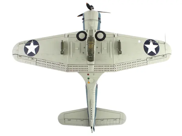 Douglas SBD-3 Dauntless Aircraft "Dusty Kleiss S-7 Scouting Six USS Enterprise" (1942) United States Navy "Premium Collection" 1/32 Diecast Model by Hobby Master #5