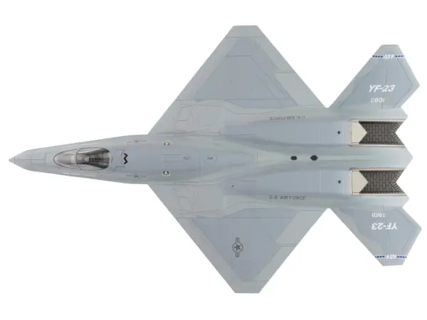 Northrop YF-23 Black Widow II Stealth Fighter Aircraft "#87-0801 PAV-2" (1990) United States Air Force "Air Power Series" 1/72 Diecast Model by Hobby Master #3