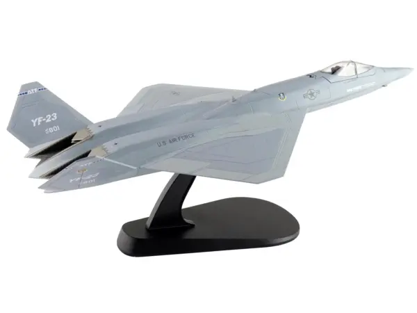 Northrop YF-23 Black Widow II Stealth Fighter Aircraft "#87-0801 PAV-2" (1990) United States Air Force "Air Power Series" 1/72 Diecast Model by Hobby Master #5