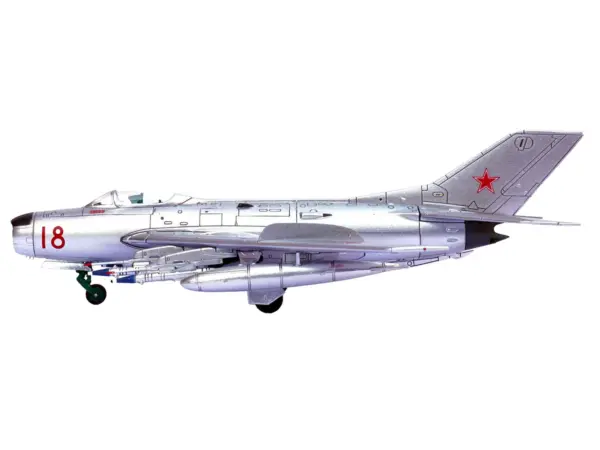 Mikoyan-Gurevich MiG-19PM Farmer-E Fighter Aircraft "Red 18" Soviet Air Force 1/72 Diecast Model by Panzerkampf #2