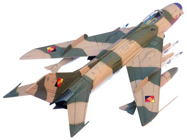 Mikoyan-Gurevich MiG-19PM Farmer-E Fighter Aircraft "Red 335" East German Air Force 1/72 Diecast Model by Panzerkampf #4