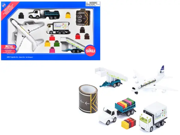 Airport 14 piece Set Diecast Models by Siku #1