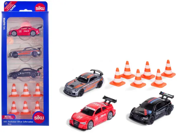 Race Cars 3 Car Set Diecast Models by Siku #1