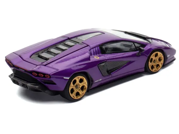 Lamborghini Countach LPI 800-4 Viola Pasifae Purple Metallic "Hong Kong Toycar Salon 2025" 1/64 Diecast Model Car by Pop Race #5