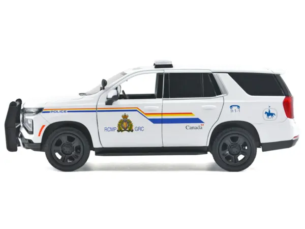 2025 Chevrolet Tahoe PPV with Light Bar "RCMP Royal Canadian Mounted Police" White "Law Enforcement and Public Service" Series 1/24 Diecast Model Car by Motormax #2