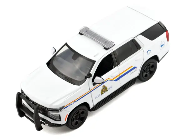 2025 Chevrolet Tahoe PPV with Light Bar "RCMP Royal Canadian Mounted Police" White "Law Enforcement and Public Service" Series 1/24 Diecast Model Car by Motormax #5
