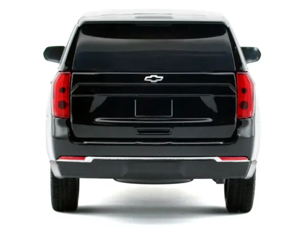 2025 Chevrolet Tahoe PPV Black and White "Custom Builder's Kit - Law Enforcement and Public Service" Series 1/24 Diecast Model Car by Motormax #5