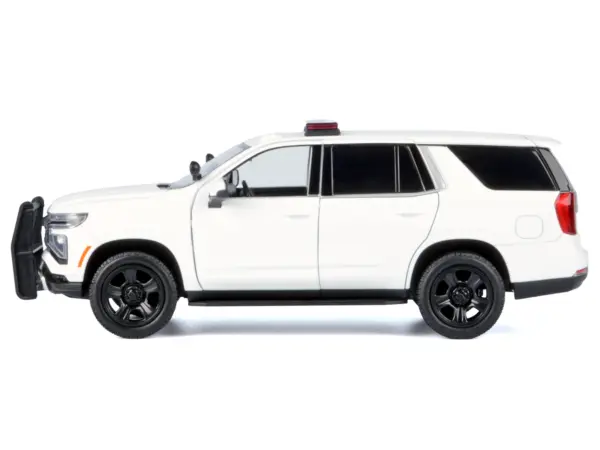 2025 Chevrolet Tahoe PPV White "Custom Builder's Kit - Law Enforcement and Public Service" Series 1/24 Diecast Model Car by Motormax #3