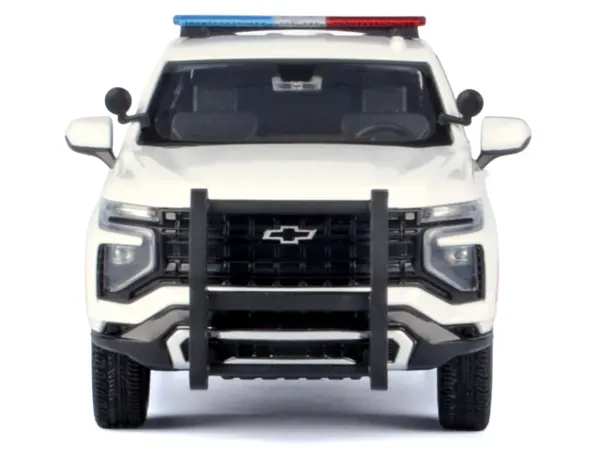 2025 Chevrolet Tahoe PPV White "Custom Builder's Kit - Law Enforcement and Public Service" Series 1/24 Diecast Model Car by Motormax #4