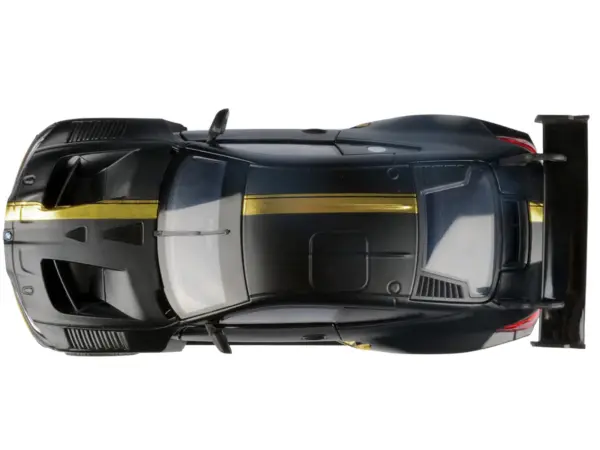 BMW M4 GT3 Matt Black with Gold Stripes "Midnight Eclipse" Series 1/24 Diecast Model Car by Motormax #5