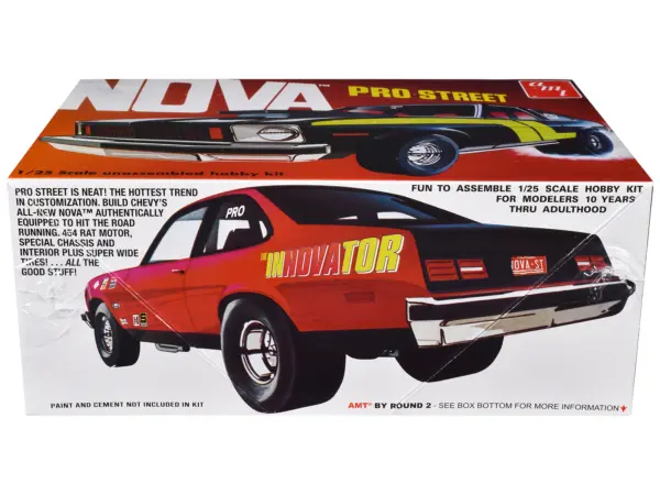 Skill 2 Model Kit Chevrolet Nova Pro Street 1/25 Scale Model by AMT #2