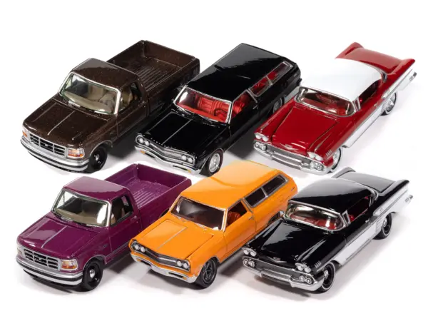 Johnny Lightning Collector's Tin 2025 Set of 6 Cars Release 2 Limited Edition 1/64 Diecast Model Cars by Johnny Lightning #2