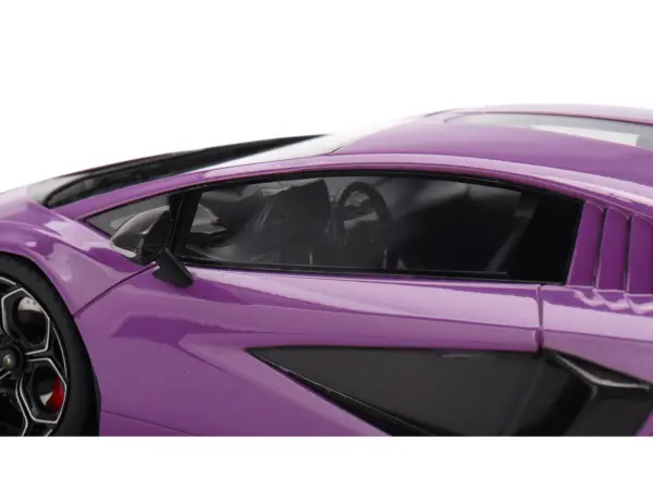 Lamborghini Countach LPI 800-4 Viola 30th Purple Metallic 1/18 Model Car by Top Speed #2